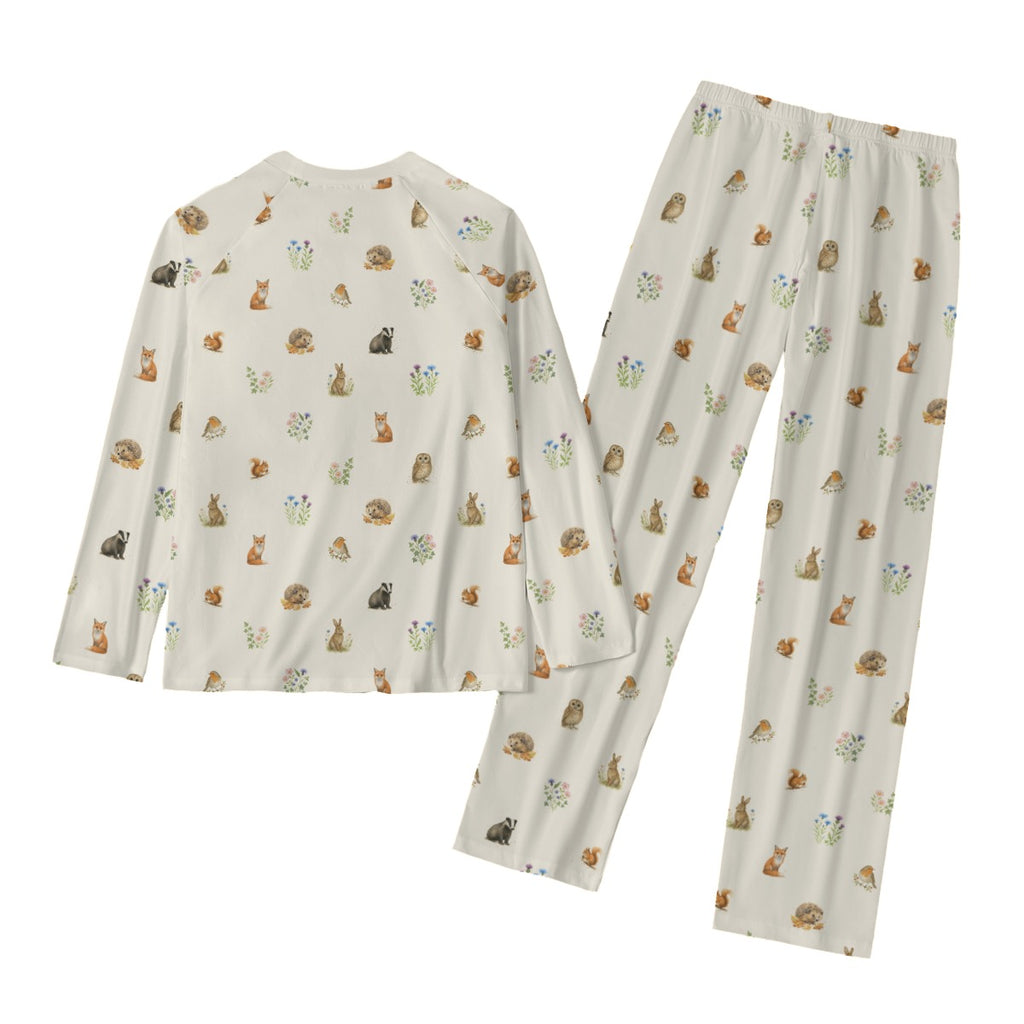 Damen Pyjama „Woodland Dreams“ – Langarm Schlafanzug im Wrendale Stil