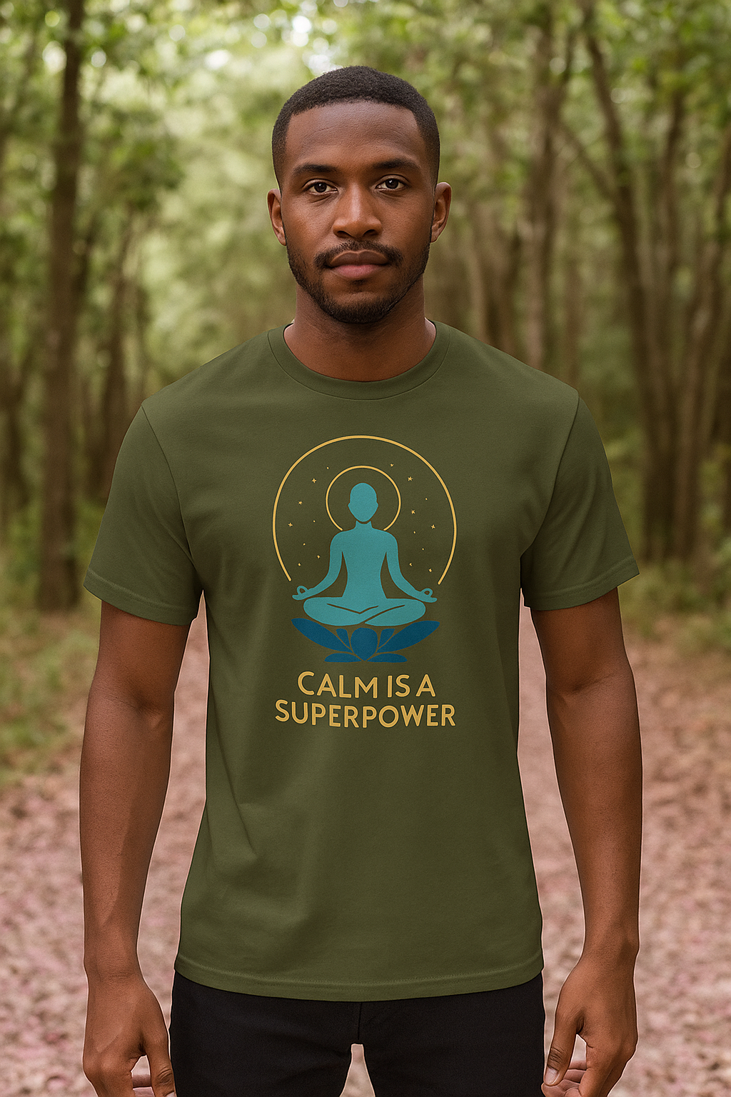 Calm is a Superpower – Yoga Shirt für innere Stärke